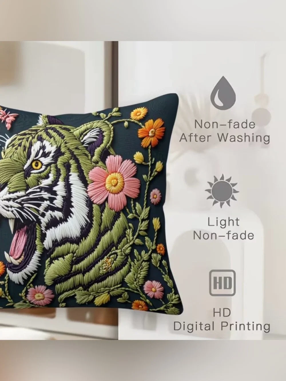 Tiger pillowcase